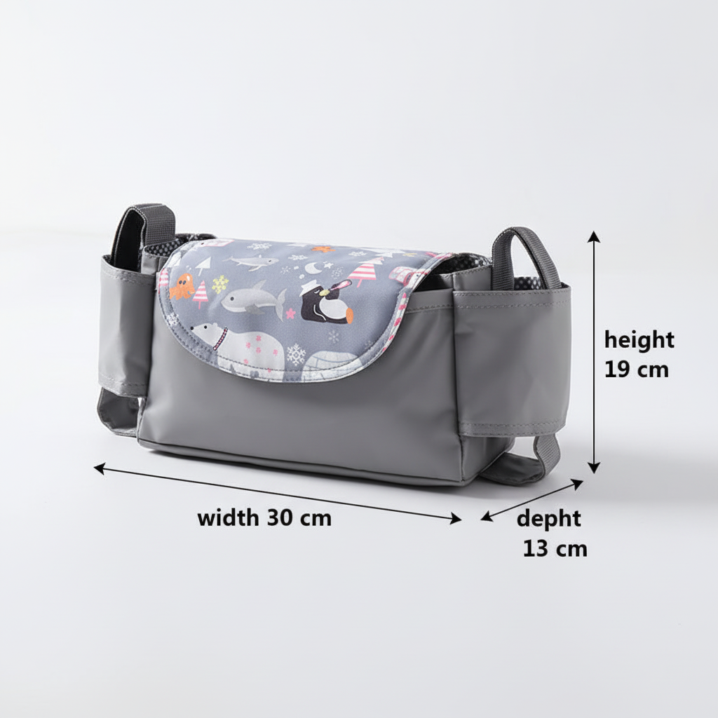 Misure organizer Grey bear - 30x19x13 cm